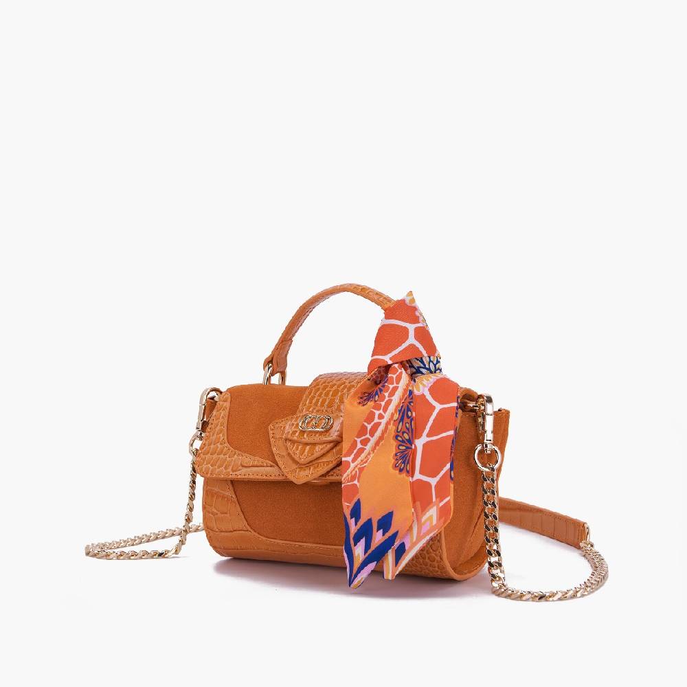 La Carrie MINI BORSA A MANO TEMPEST ARANCIONE Economico