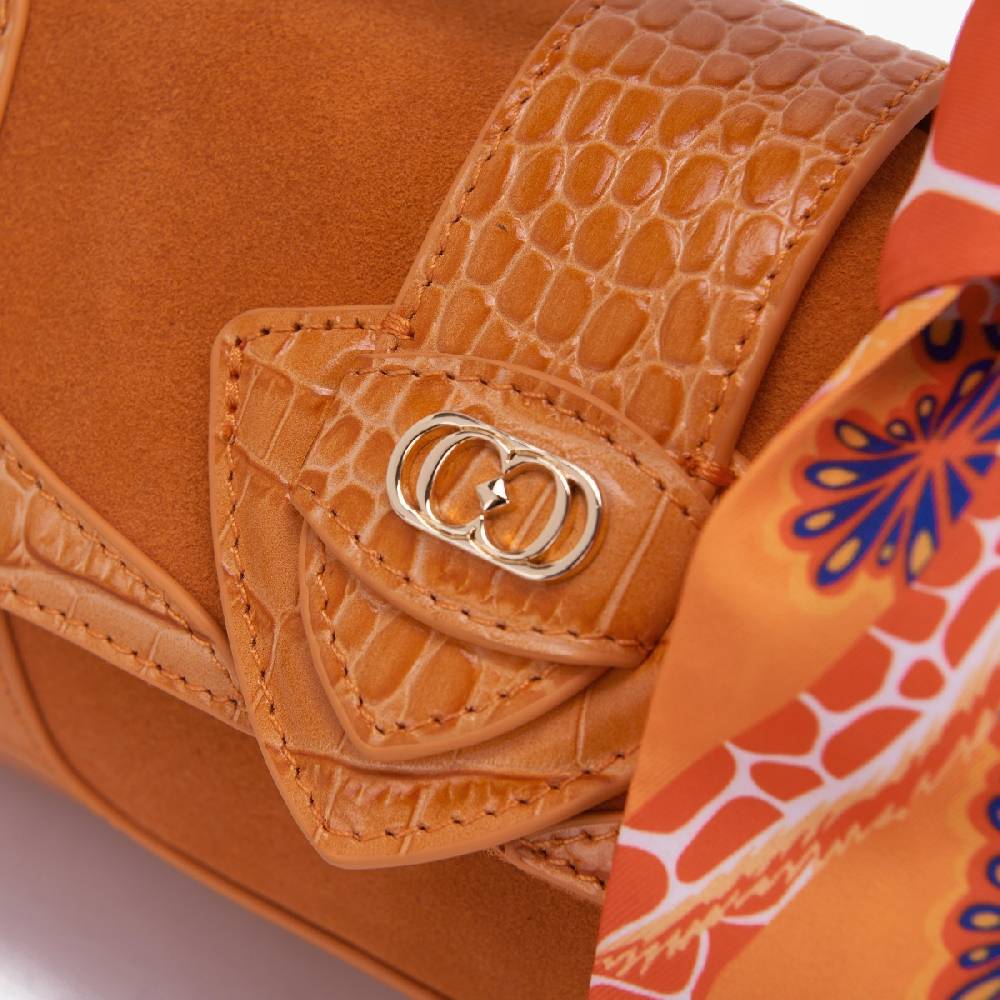 La Carrie MINI BORSA A MANO TEMPEST ARANCIONE Economico