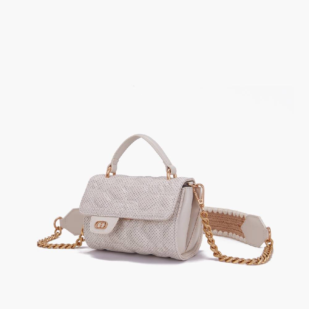 La Carrie MINI BORSA A MANO TOUCHY IVORY Saldi