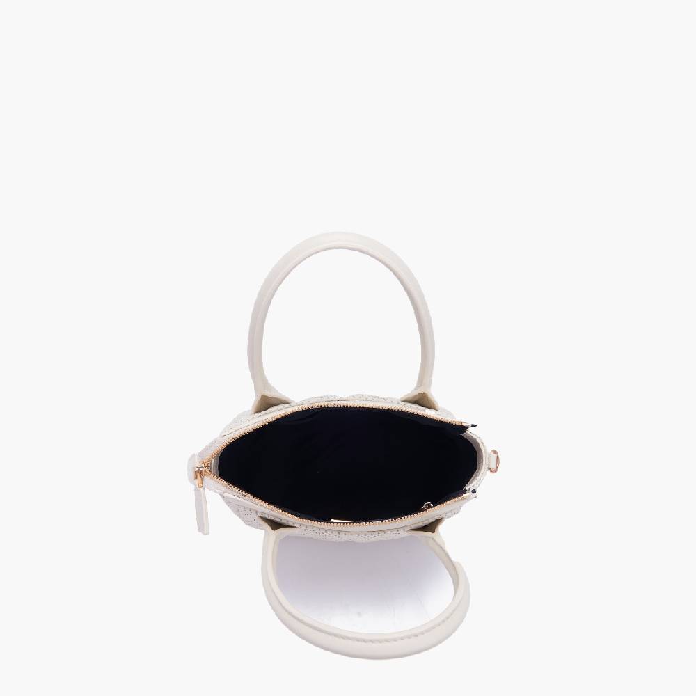 La Carrie MINI BORSA A MANO TOUCHY IVORY In Saldo