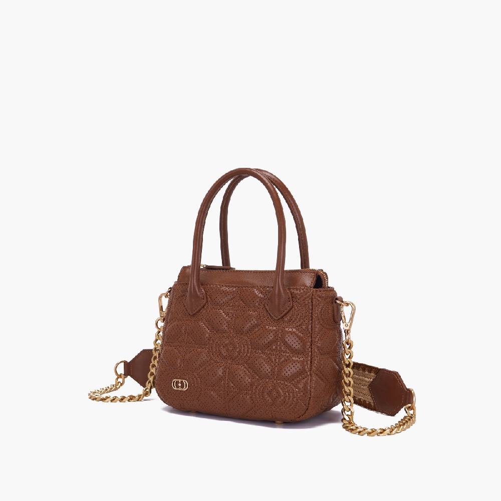 La Carrie MINI BORSA A MANO TOUCHY CUOIO Nuova