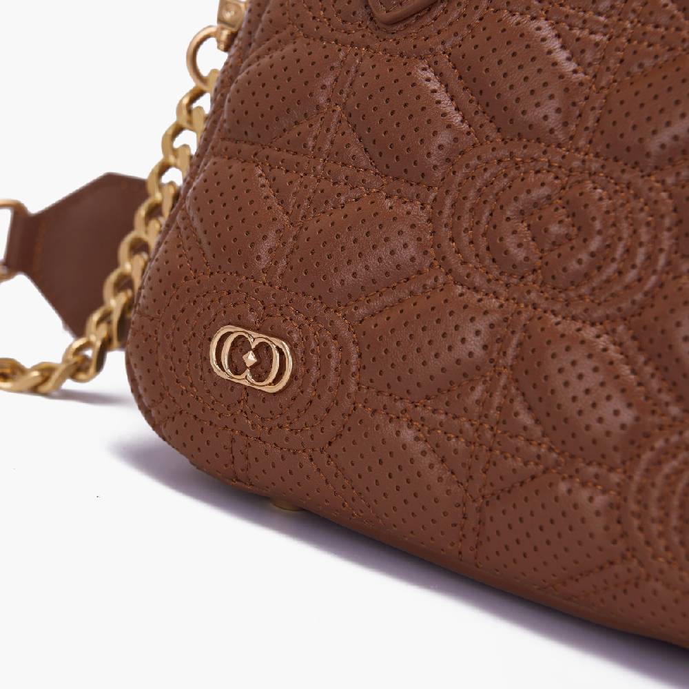 La Carrie MINI BORSA A MANO TOUCHY CUOIO Nuova