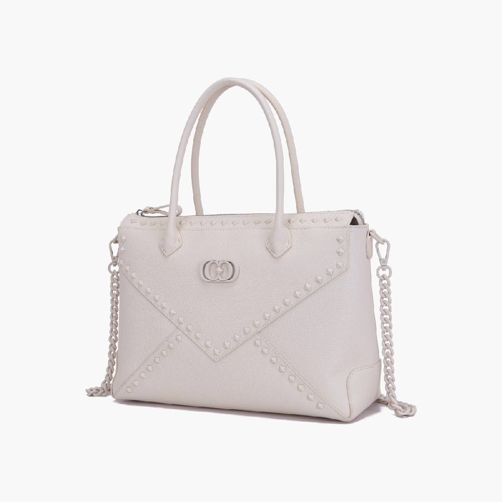 La Carrie BORSA A MANO FRIVOLOUS IVORY Spedizione Gratuita