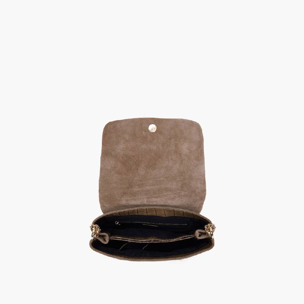 La Carrie BORSA A SPALLA TEMPEST TAUPE Soddisfazione Garantita