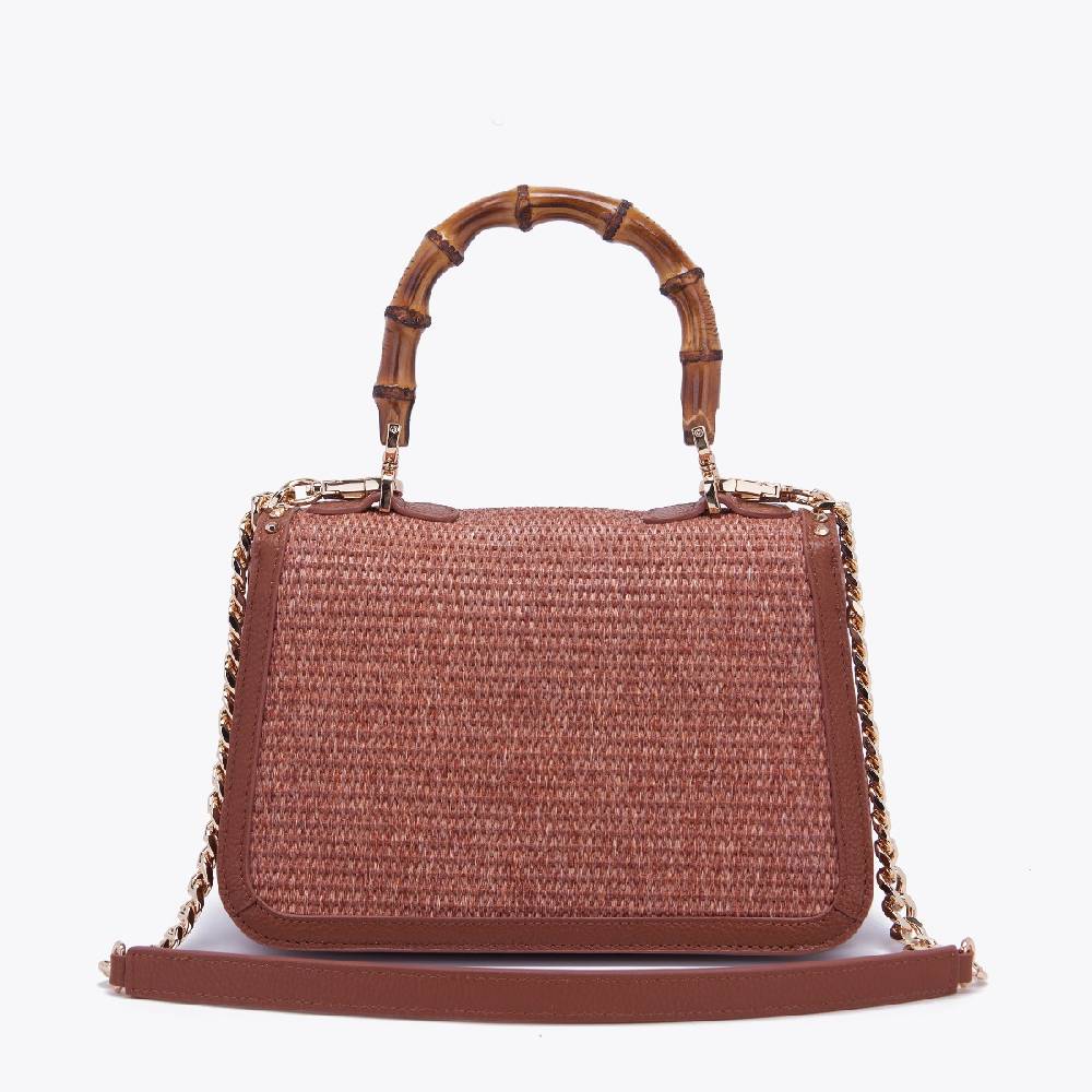 La Carrie BORSA A MANO ROMANTIC BRANDY Consegna Veloce