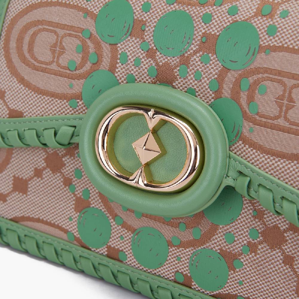 La Carrie BORSA A MANO MONOGRAM PISTACCHIO Convenienza