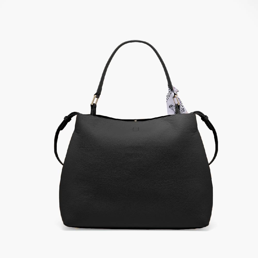 La Carrie BORSA SHOPPING DRILLED NERA Offerta