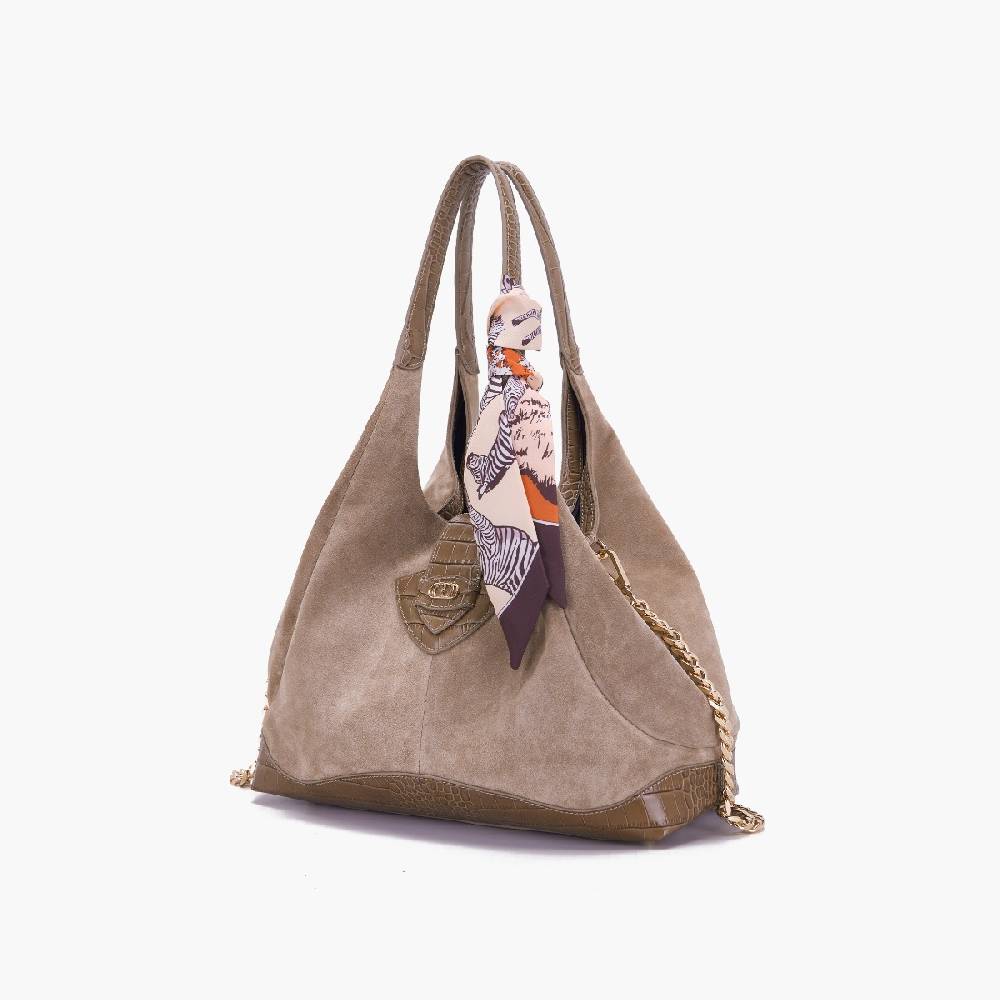 La Carrie BORSA SHOPPING TEMPEST TAUPE Online