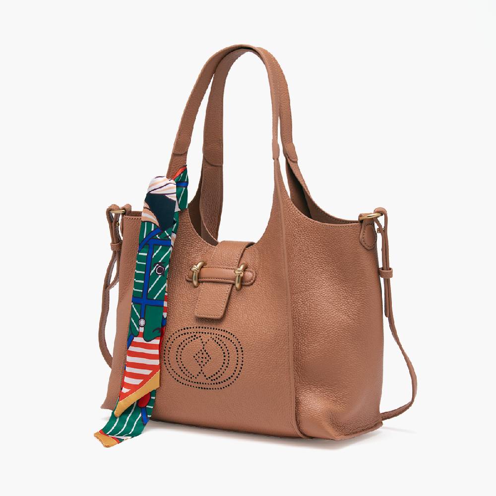 La Carrie BORSA SHOPPING DRILLED SAFARI Saldi