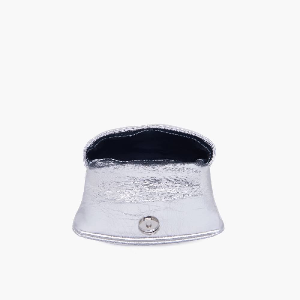 La Carrie MINI BORSA A SPALLA SHINY SILVER Hotsell