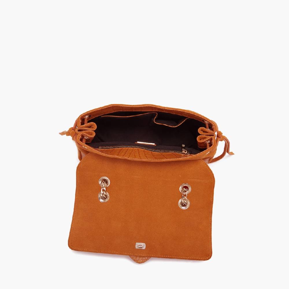 La Carrie BORSA A SPALLA TEMPEST ARANCIONE Saldi Di Fabbrica