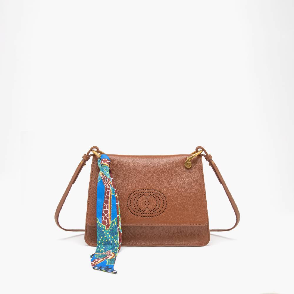 La Carrie BORSA A SPALLA DRILLED CUOIO Vendite Flash