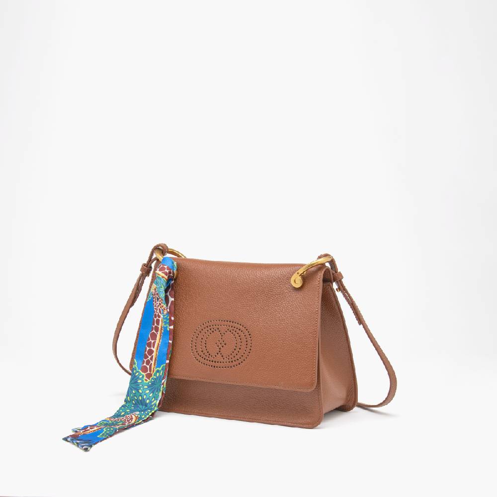 La Carrie BORSA A SPALLA DRILLED CUOIO Vendite Flash