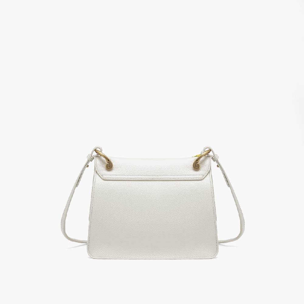 La Carrie BORSA A SPALLA DRILLED CREMA Negozio