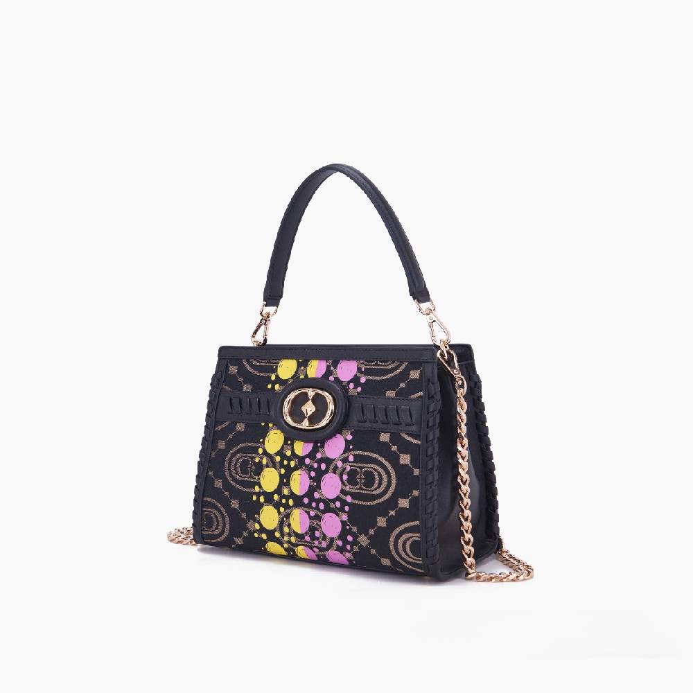 La Carrie BORSA SHOPPING MONOGRAM BLACK Fino Al -60%