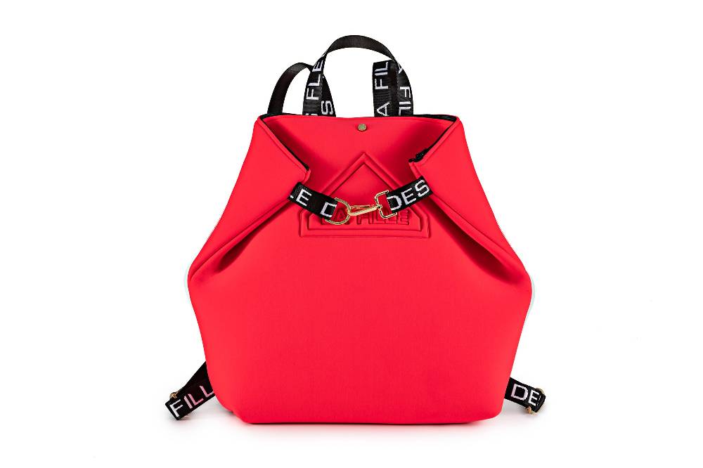 L.Pucci Ambre Tekno Fabric Psyco Red Vendite Flash