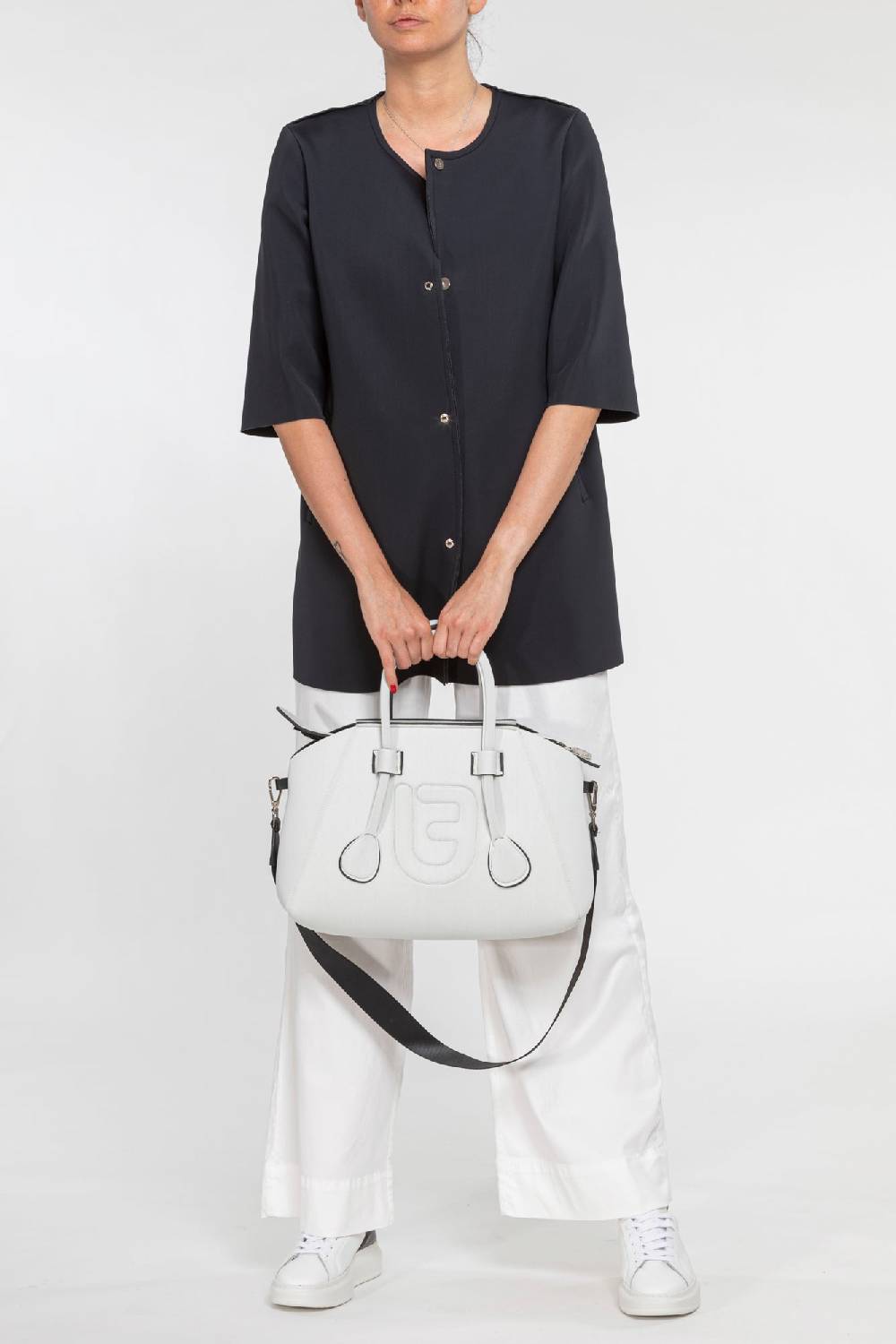 L.Pucci Paloma Tekno Fabric Black - Black Outlet