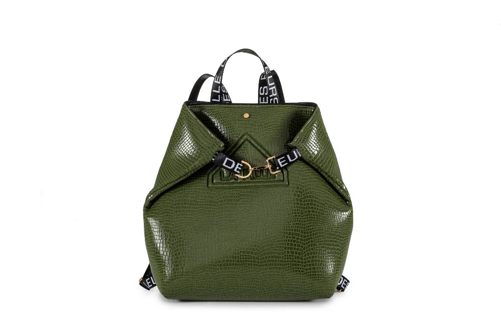 L.Pucci Ambre Tekno Fabric Scale Green Italy