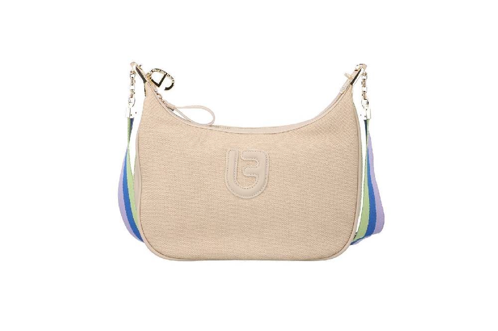 L.Pucci Farah Stripes Canvas Beige Convenienza