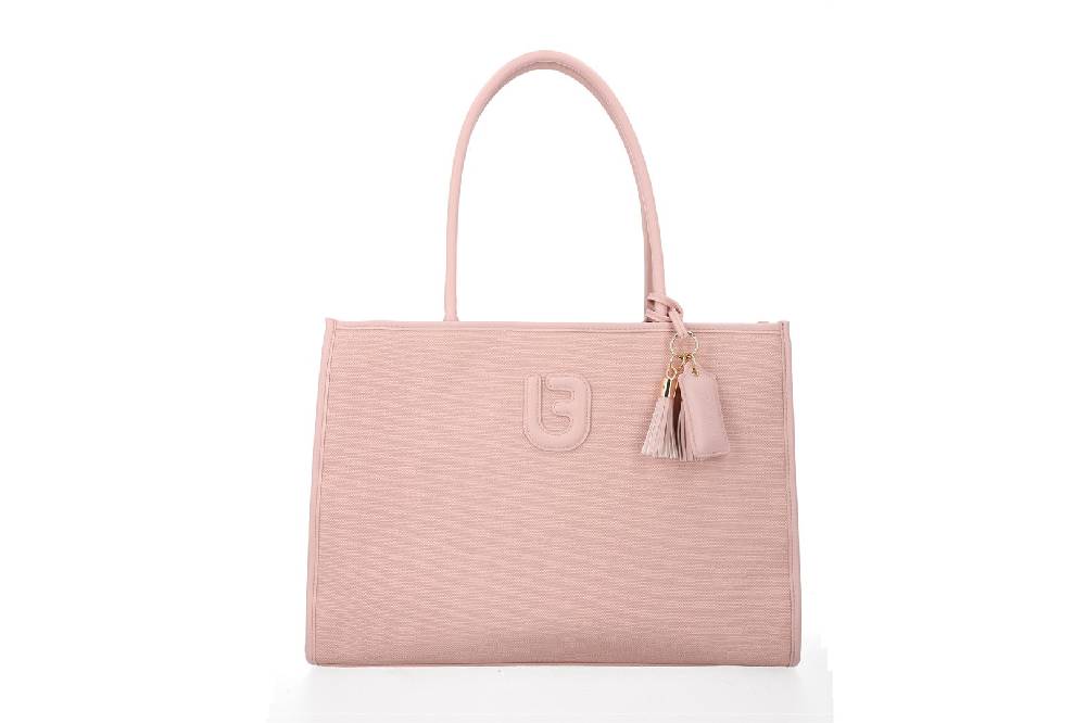 L.Pucci Helga Lux Canvas Pink In Linea
