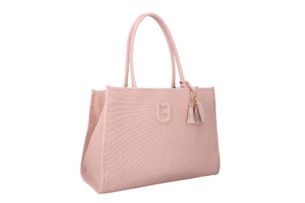 L.Pucci Helga Lux Canvas Pink In Linea