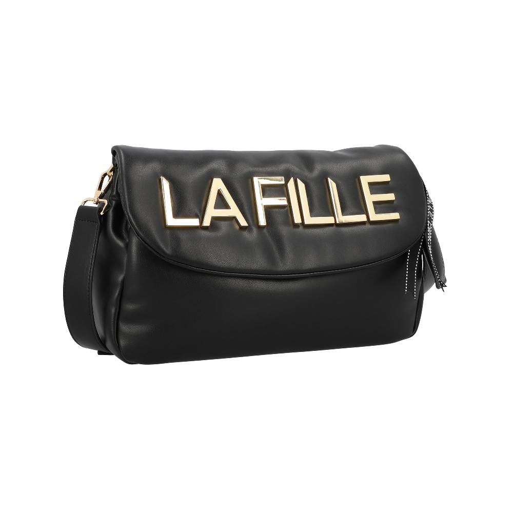 L.Pucci Odette Metal Logo Line Black Fino al 65% di sconto
