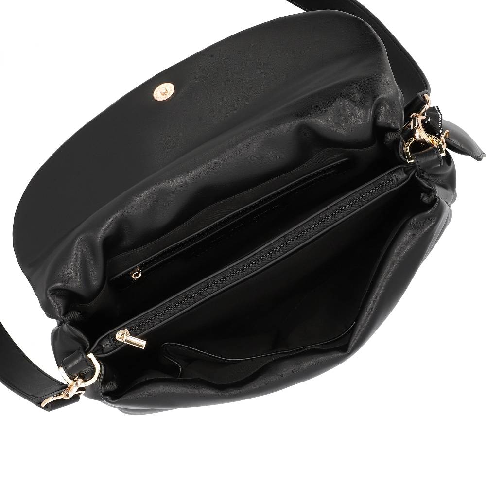 L.Pucci Odette Metal Logo Line Black Fino al 65% di sconto