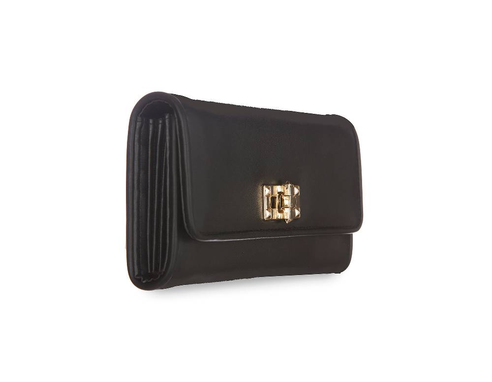 L.Pucci Trendy Black Easter Wallet Spedizione Gratuita