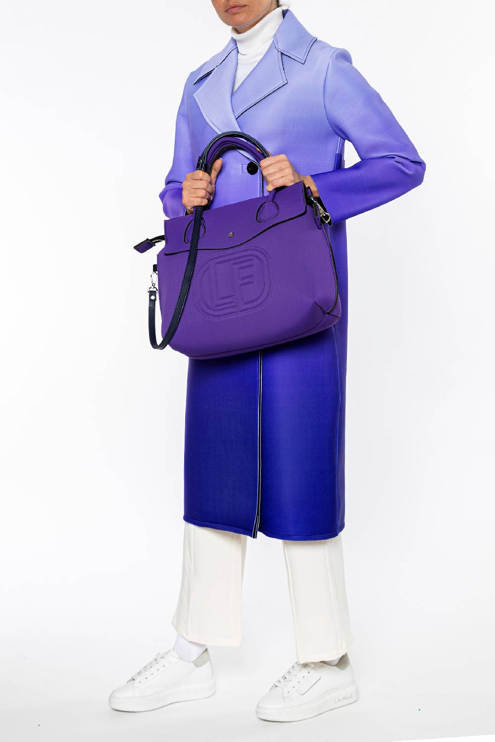 L.Pucci Colorado Tekno Fabric Design Viola Degradè Moda