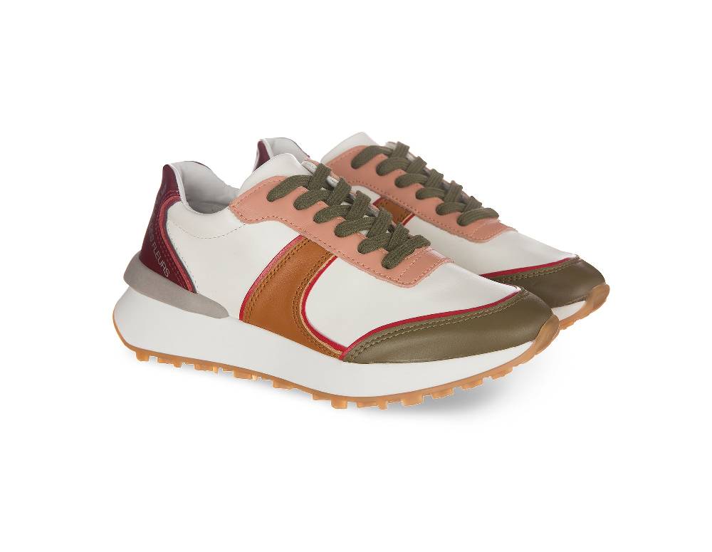L.Pucci Missouri Leather White-Multi Offerta temporanea