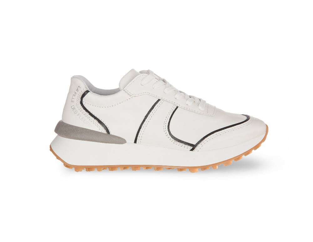 L.Pucci Missouri Leather White-Black Offerta speciale della fabbrica