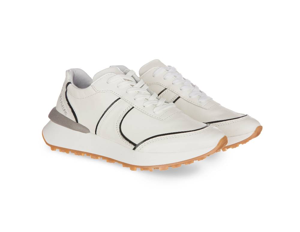 L.Pucci Missouri Leather White-Black Offerta speciale della fabbrica
