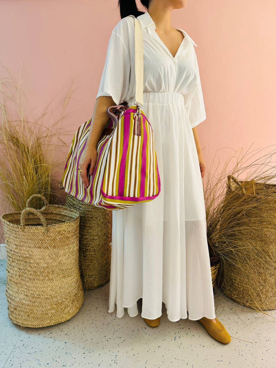 La Sellerie borsone TULUM fucsia Economico