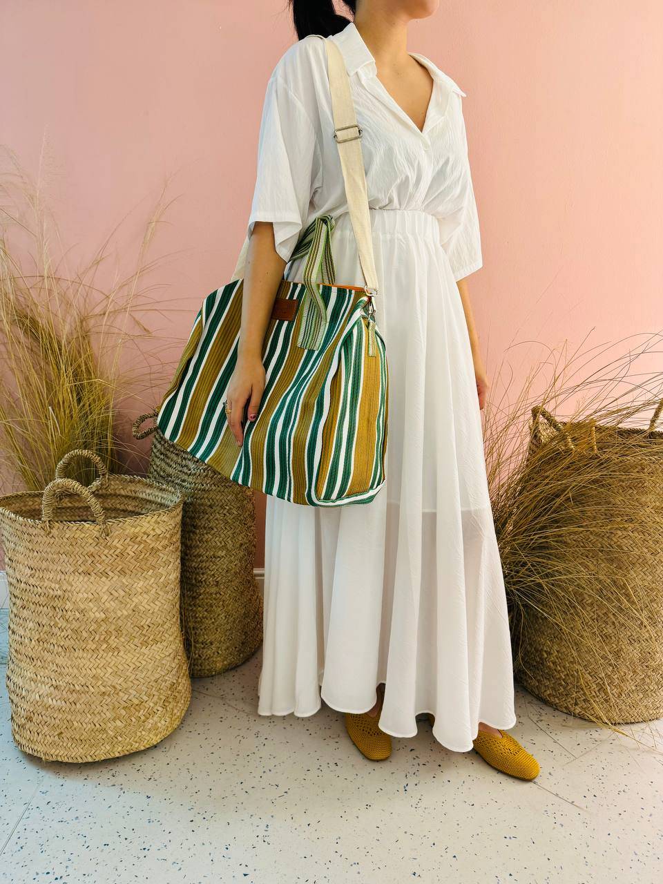 La Sellerie borsone TULUM arancio Online