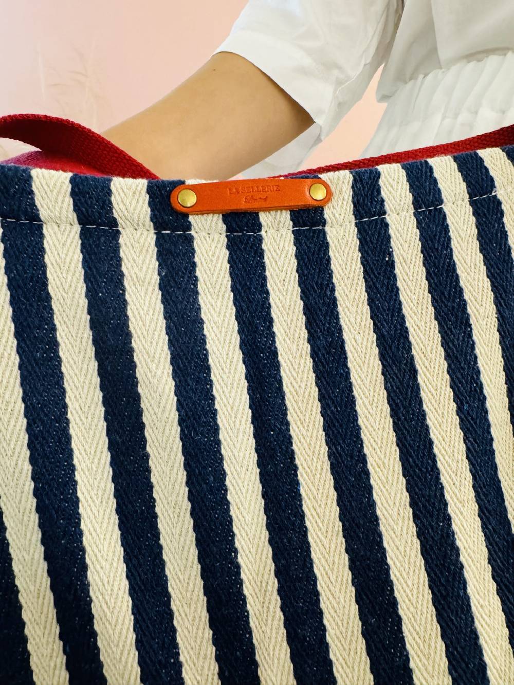 La Sellerie Portofino bag blu righe strette I Più Venduti