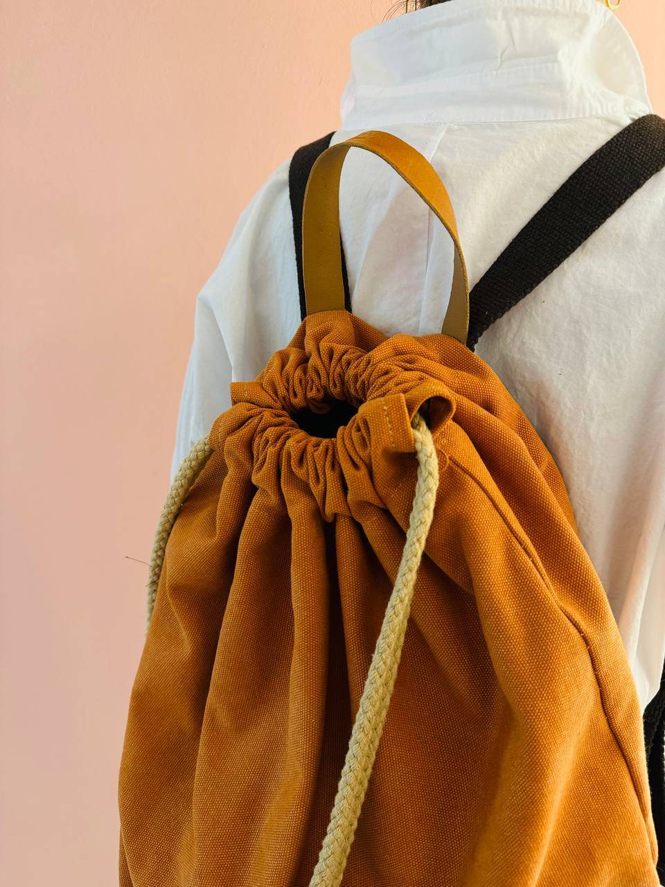 La Sellerie COUNTRY backpack orange Negozio