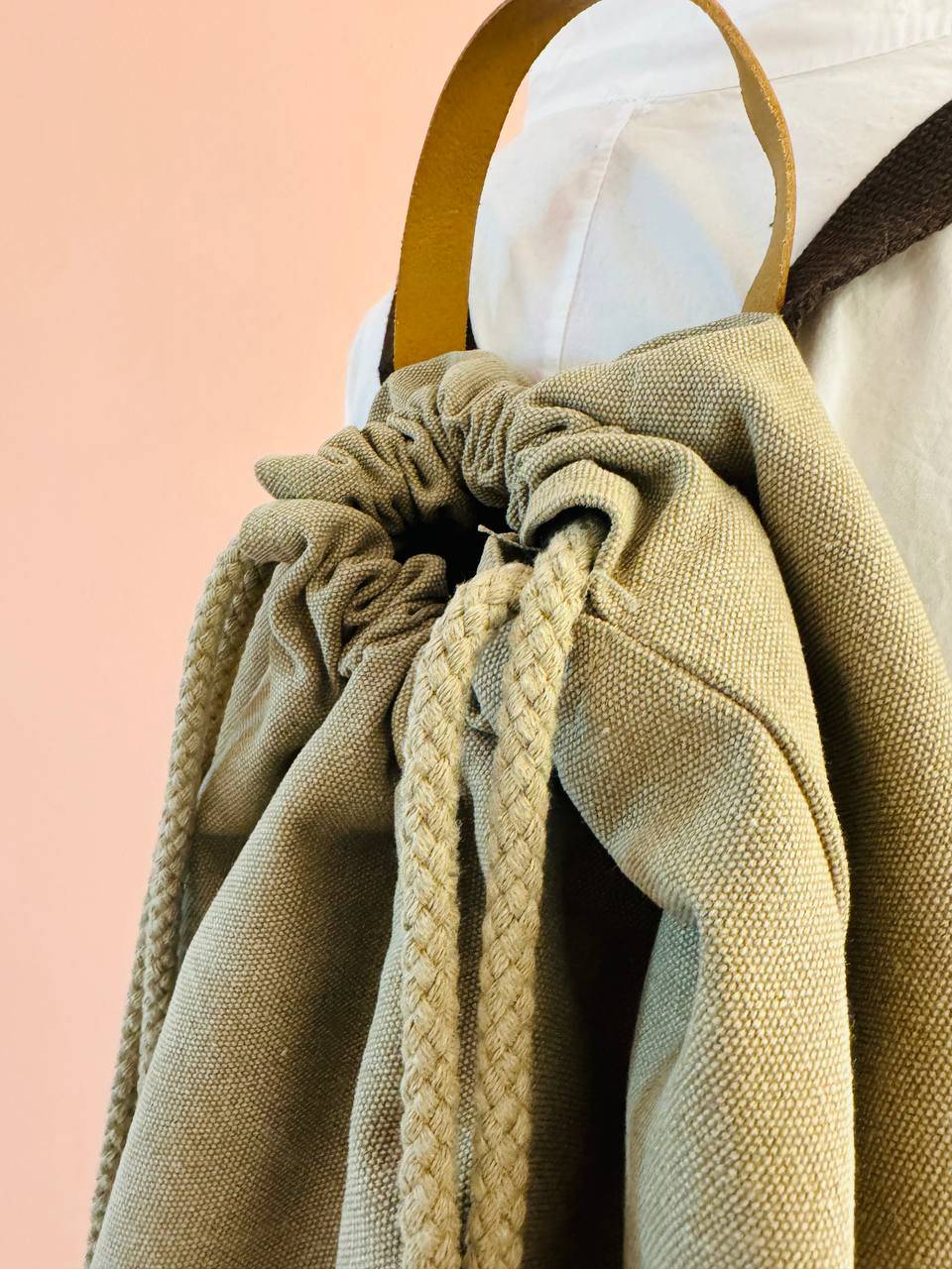 La Sellerie COUNTRY backpack beige Nuova