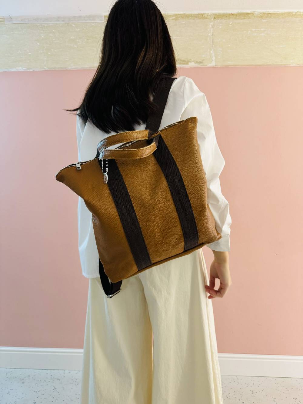 La Sellerie Zaino Borsa Milano BROWN In Linea