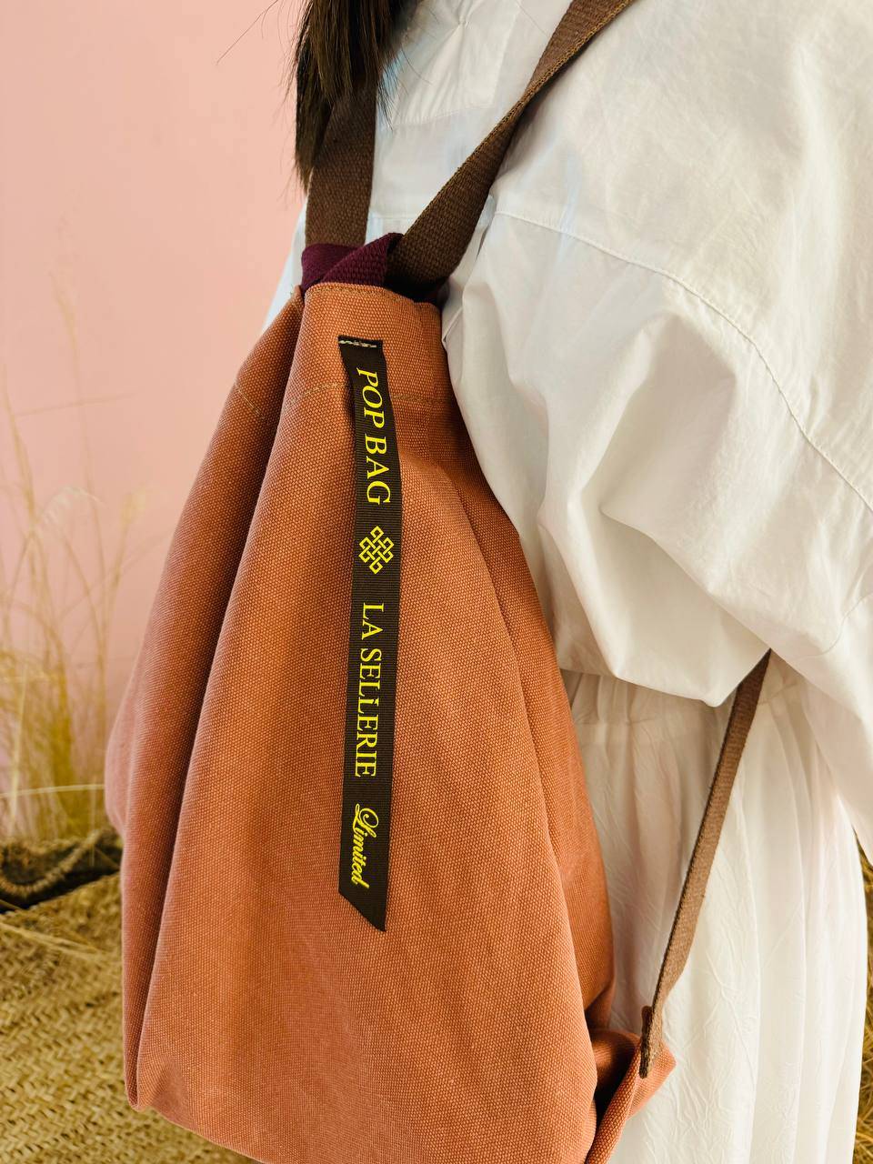 La Sellerie ZAINO POP tessuto Arancio Acquista Ora