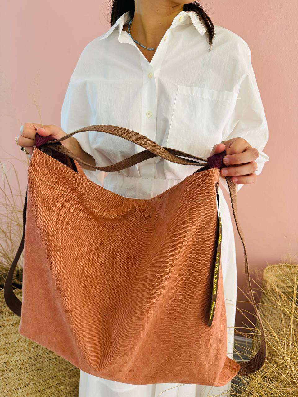La Sellerie ZAINO POP tessuto Arancio Acquista Ora