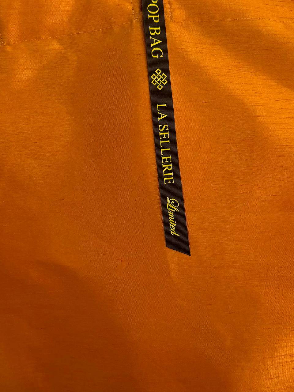 La Sellerie POP BAG Shantung arancio Offerta
