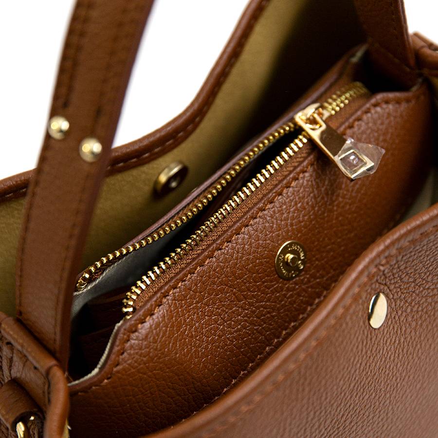 ﻿Laura Di Maggio CIPRO – Borsa in pelle cuoio Prezzo Ridotto