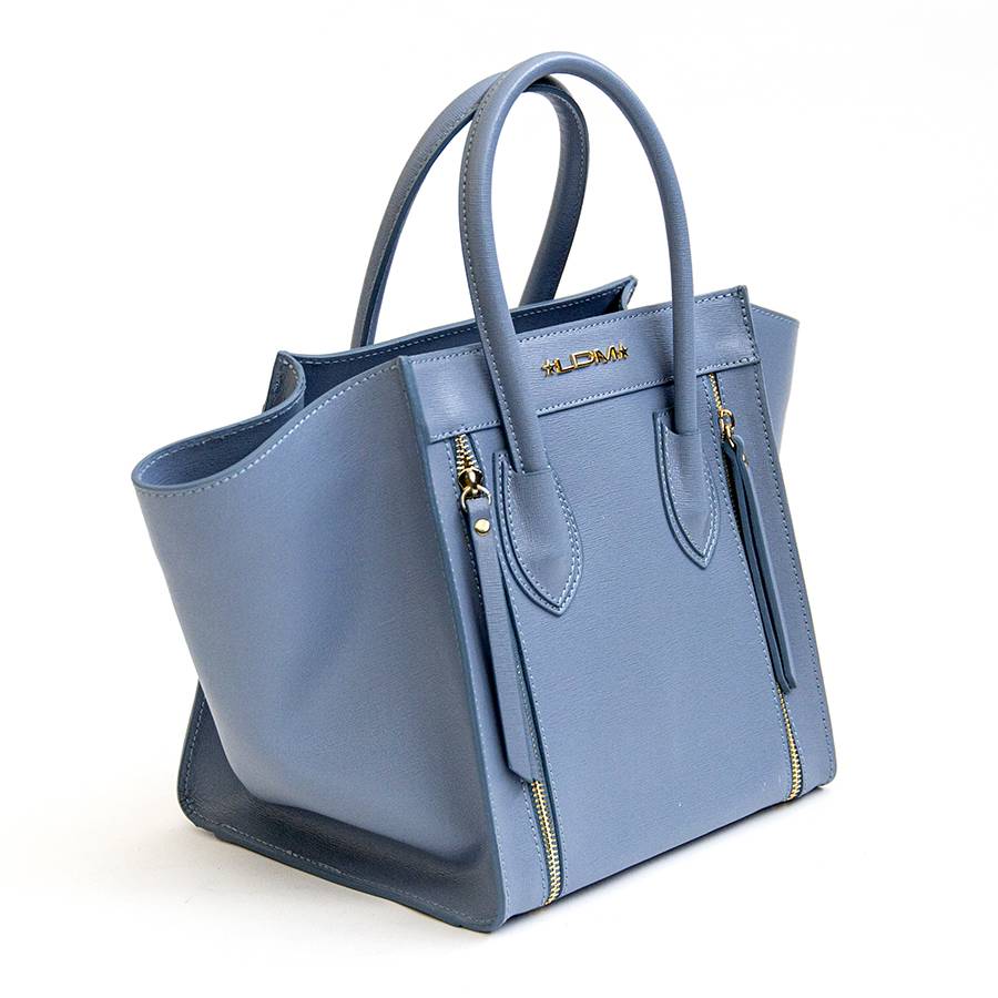 Laura Di Maggio ALIA – Borsa a trapezio in pelle saffiano avio Outlet