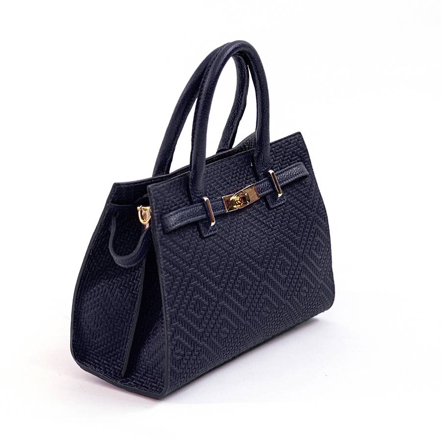 Laura Di Maggio KELLY – Borsa in pelle serigrafata notte Hotsell