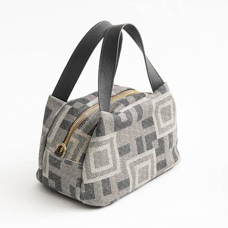 Laura Di Maggio FANTASY – Bauletto in camoscio stampato taupe In Saldo