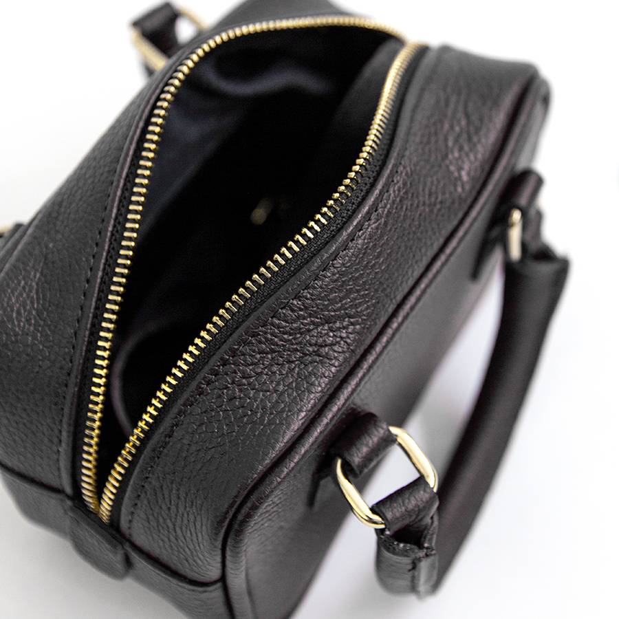 Laura Di Maggio NENA – Miny bauletto in pelle nero Italia