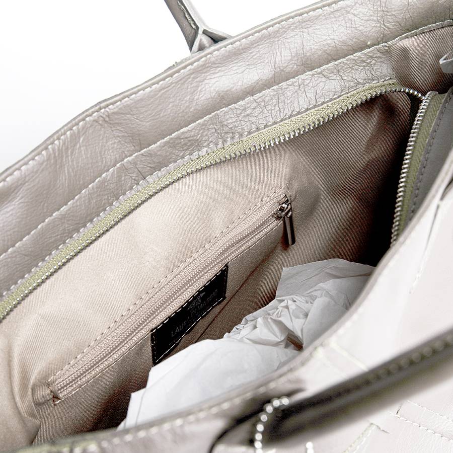 Laura Di Maggio UMA – Tote bag in pelle nappa tortora Nuovo