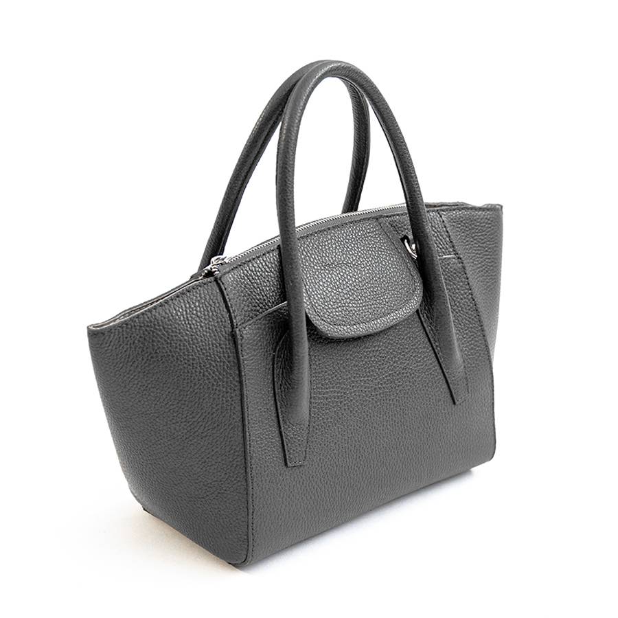 Laura Di Maggio AMELIE – bauletto in pelle dollaro grigio Sconto