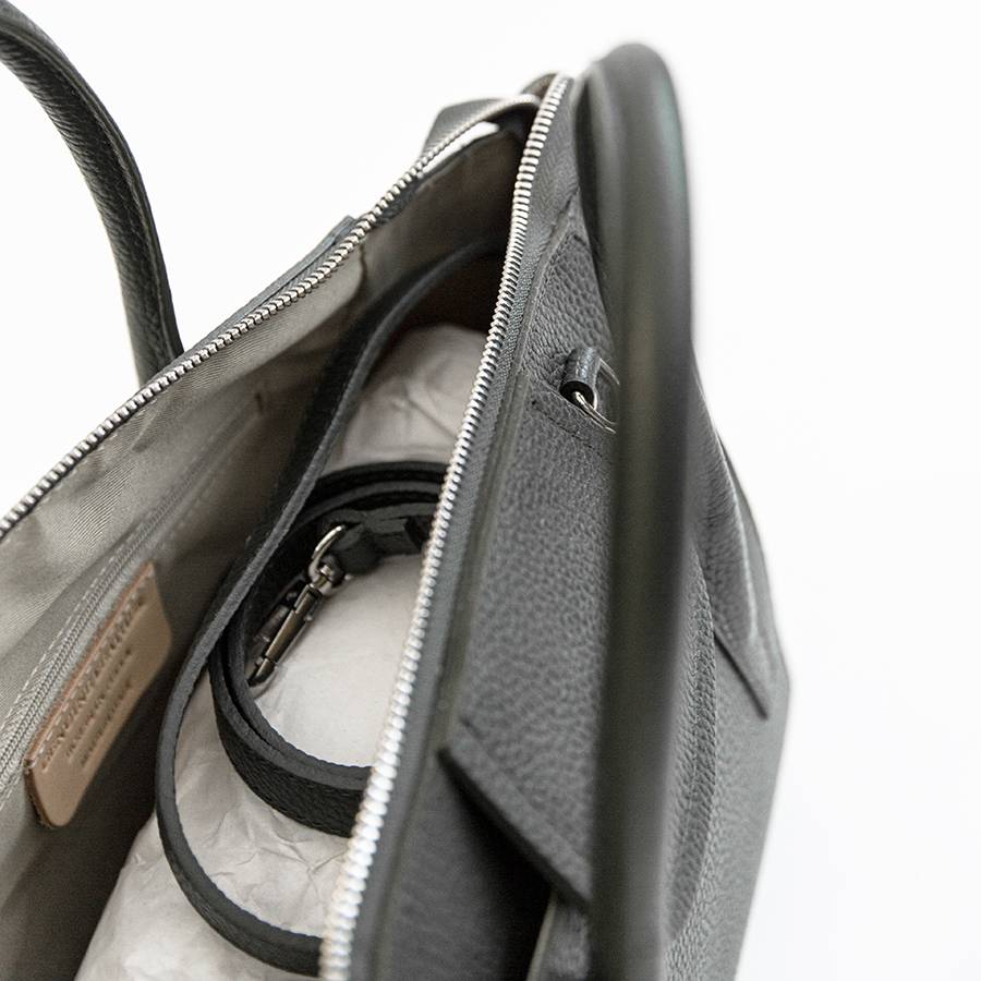 Laura Di Maggio AMELIE – bauletto in pelle dollaro grigio Sconto
