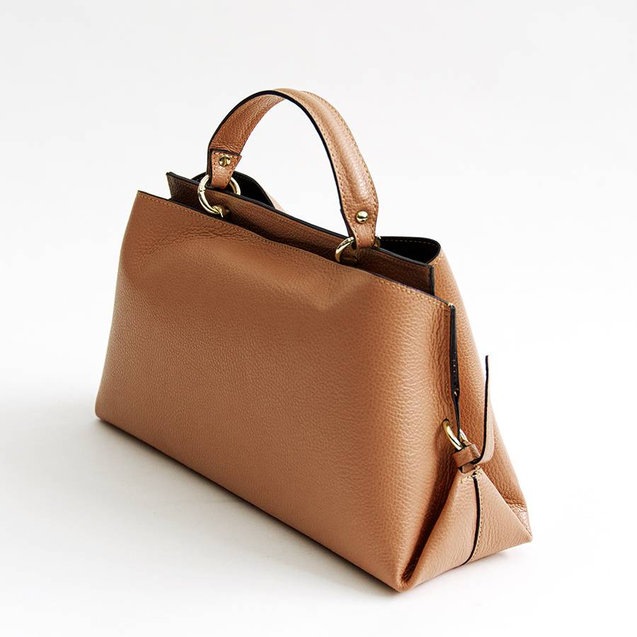 Laura Di Maggio ALEXA – borsa strutturata in pelle dollaro cuoio Offerta